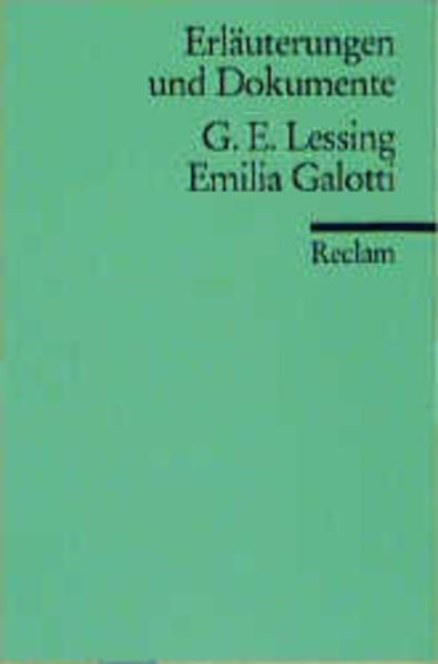 Emilia Galotti (Erl. u. Dok.)