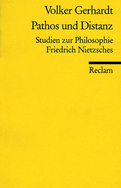 Pathos und Distanz
