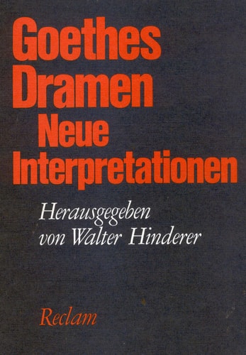 Goethes Dramen