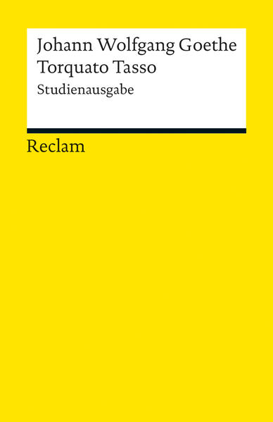 Torquato Tasso. Studienausgabe