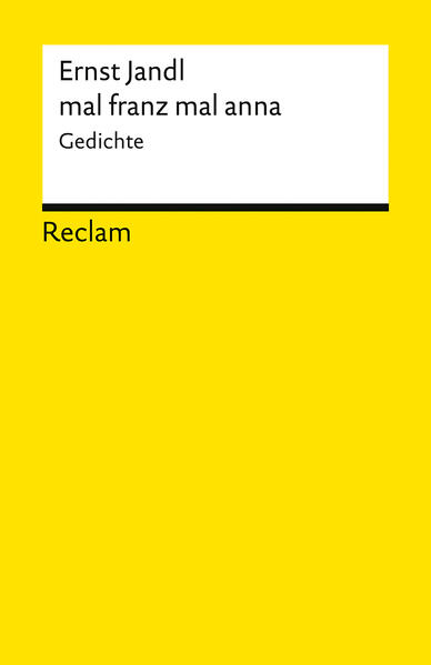 mal franz mal anna. Gedichte