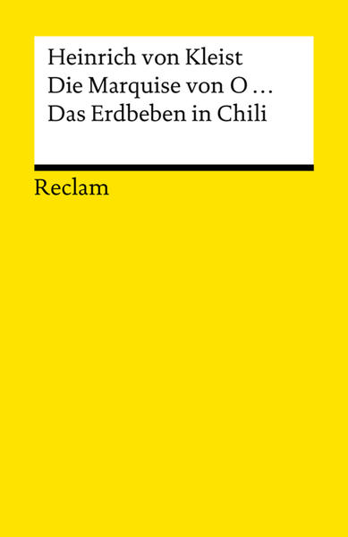 Die Marquise von O... . Das Erdbeben in Chili