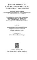 Wissenschaftsrecht. Wissenschaftsförderung, Wissenschaftsverwaltung