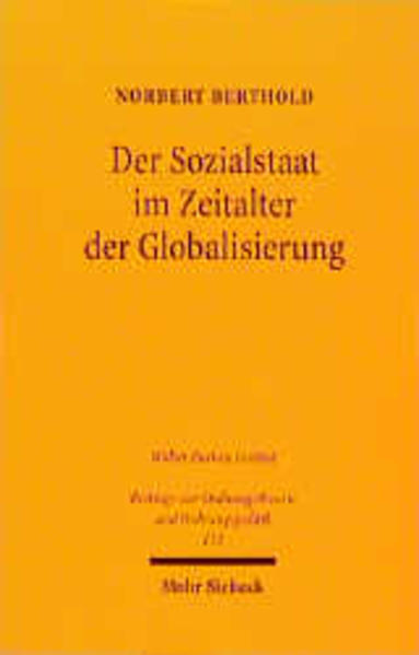 Der Sozialstaat im Zeitalter der Globalisierung