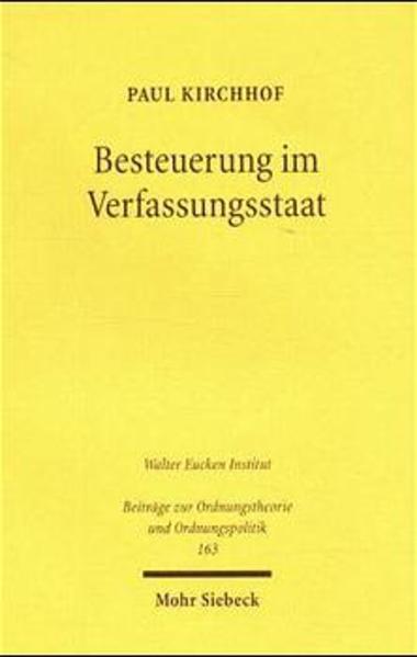 Besteuerung im Verfassungsstaat