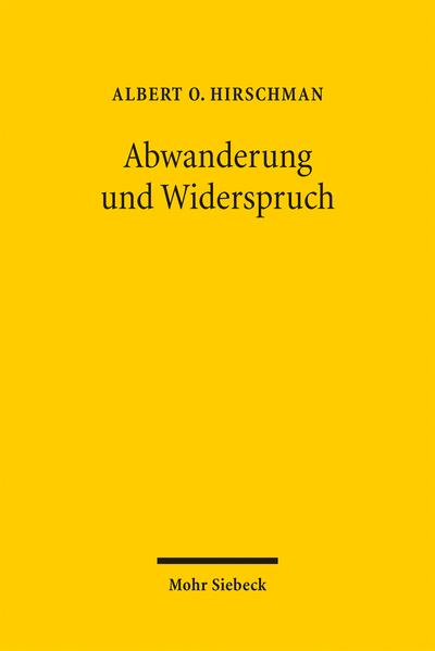 Abwanderung und Widerspruch