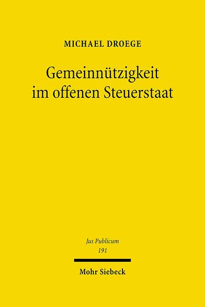 Gemeinnützigkeit im offenen Steuerstaat
