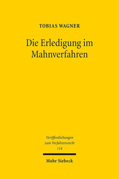 Die Erledigung im Mahnverfahren