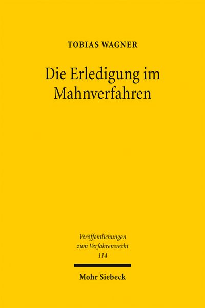 Die Erledigung im Mahnverfahren