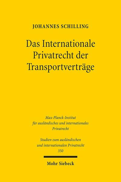 Das Internationale Privatrecht der Transportverträge
