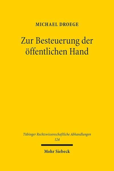 Zur Besteuerung der öffentlichen Hand