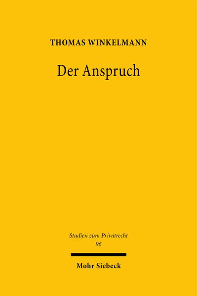 Der Anspruch