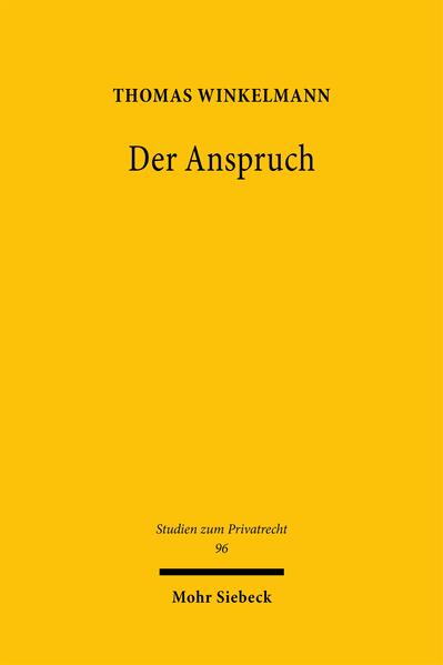 Der Anspruch