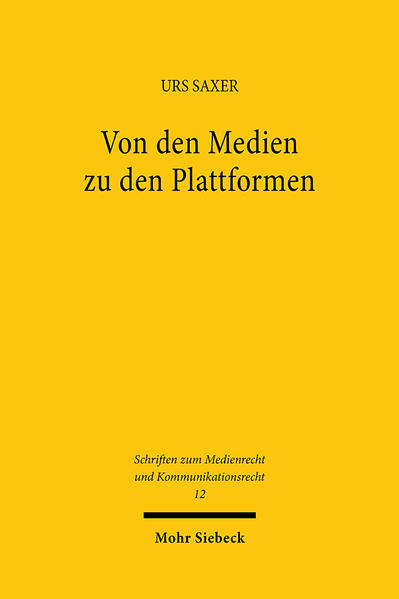 Von den Medien zu den Plattformen