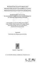Hochschulen der Religionsgemeinschaften