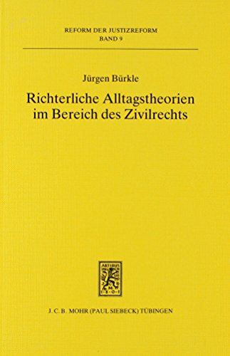 Richterliche Alltagstheorien im Bereich des Zivilrechts
