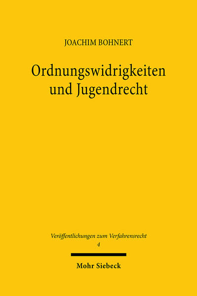 Ordnungswidrigkeiten und Jugendrecht