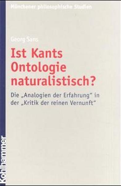 Ist Kants Ontologie naturalistisch?