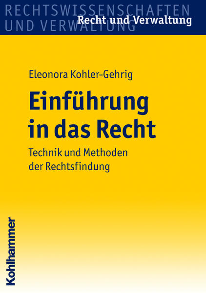 Einführung in das Recht