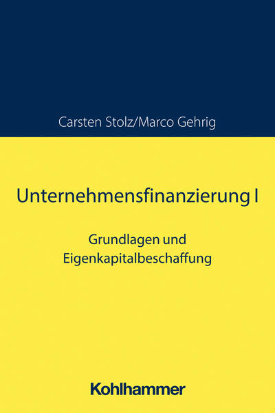 Unternehmensfinanzierung I