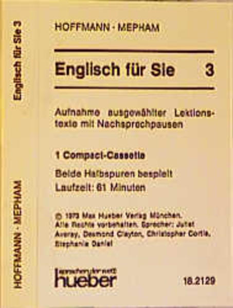 Englisch für Sie 3