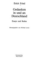 Gedanken in und an Deutschland