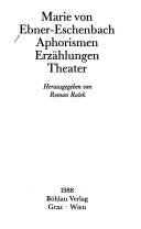 Aphorismen, Erzählungen, Theater