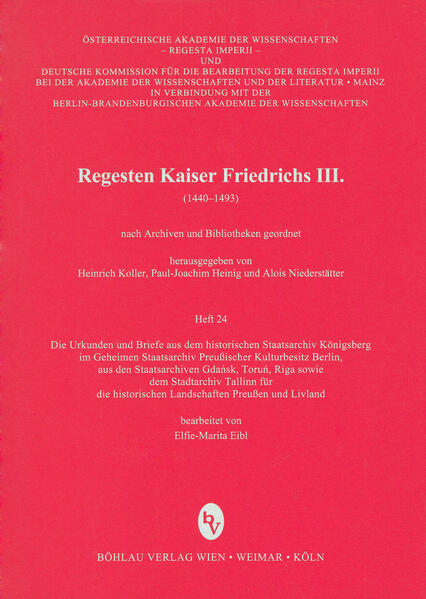 Die Urkunden und Briefe aus dem historischen Staatsarchiv Königsberg im Geheimen Staatsarchiv Preußischer Kulturbesitz Berlin