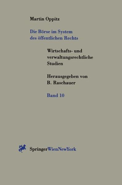 Die Börse im System des öffentlichen Rechts