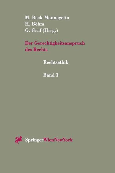 Der Gerechtigkeitsanspruch des Rechts