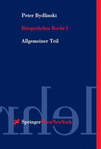 Bürgerliches Recht. Band I