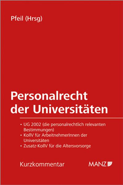 Personalrecht der Universitäten