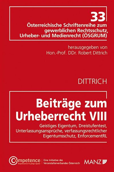Beiträge zum Urheberrecht VIII