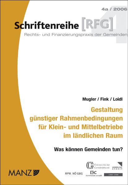 Gestaltung günstiger Rahmenbedingungen für Klein- und Mittelbetriebe im ländlichen Raum