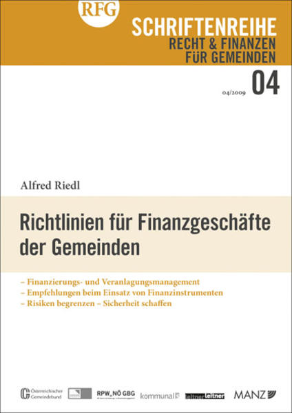 Richtlinien für Finanzgeschäfte der Gemeinden