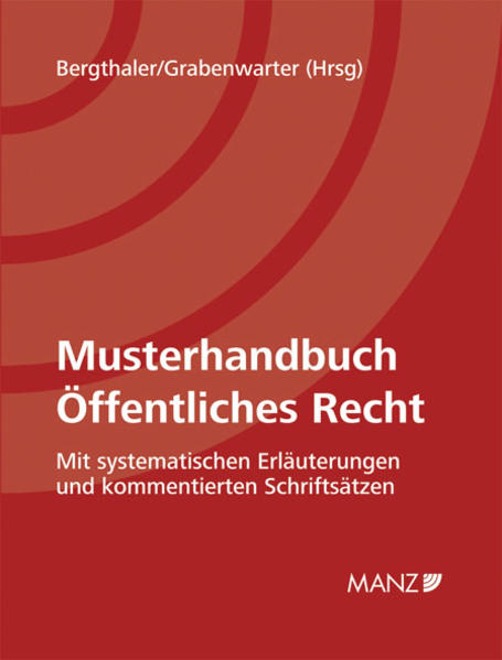 Musterhandbuch Öffentliches Recht inkl. 26. Erg.-Lfg. und Onlinezugang