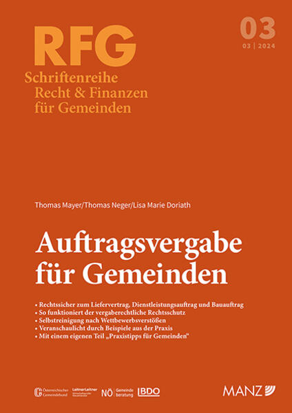 Auftragsvergabe für Gemeinden
