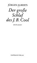 Der grosse Schlaf des J. B. Cool
