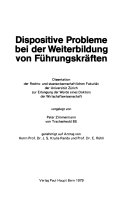 Innerbetriebliche Weiterbildung von Führungskräften