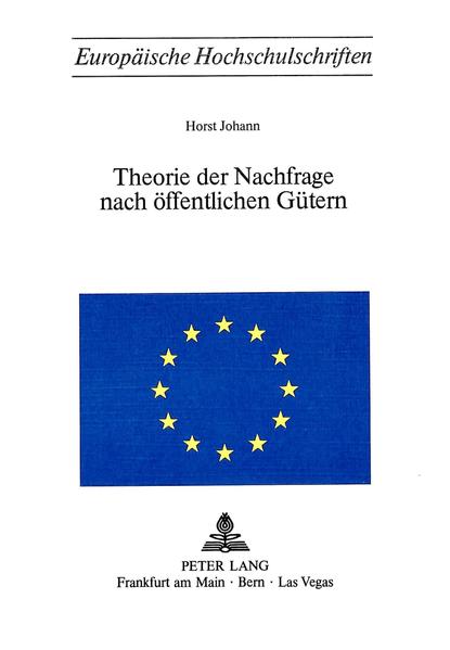 Theorie der Nachfrage nach öffentlichen Gütern