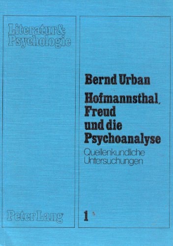 Hofmannsthal, Freud und die Psychoanalyse