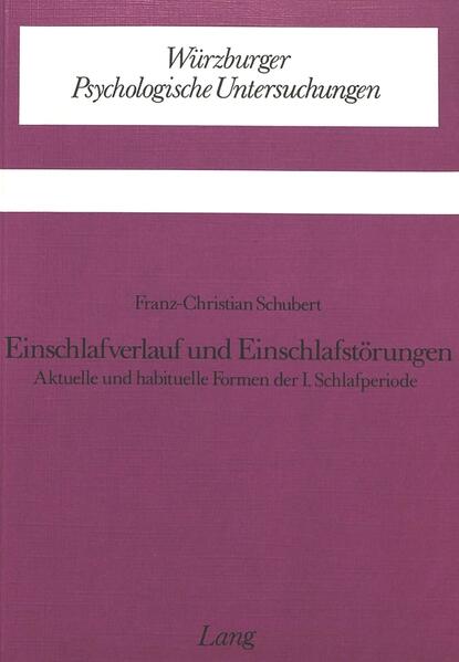 Einschlafverlauf und Einschlafstörungen