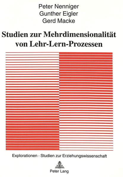 Studien zur Mehrdimensionalität von Lehr-Lern-Prozessen