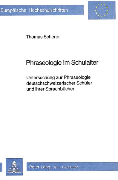 Phraseologie im Schulalter