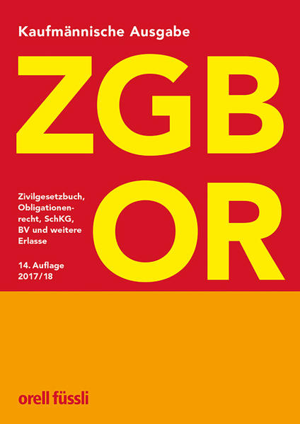 ZGB / OR Kaufmännische Ausgabe