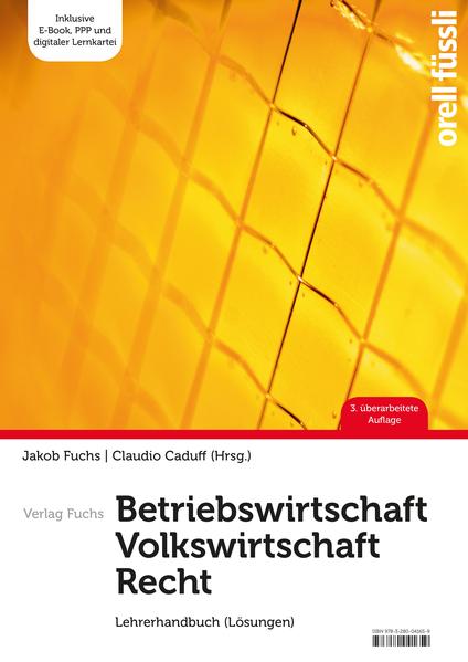 Betriebswirtschaft / Volkswirtschaft / Recht