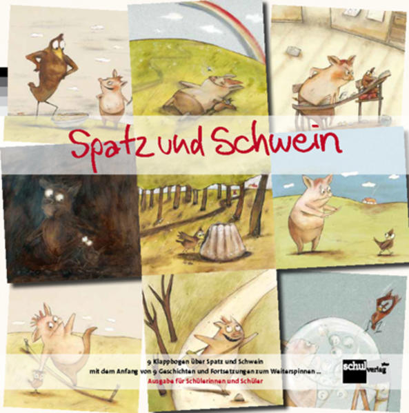 Spatz und Schwein