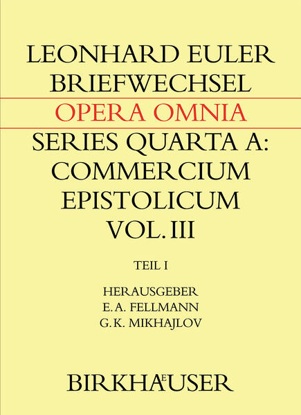 Briefwechsel mit Daniel Bernoulli