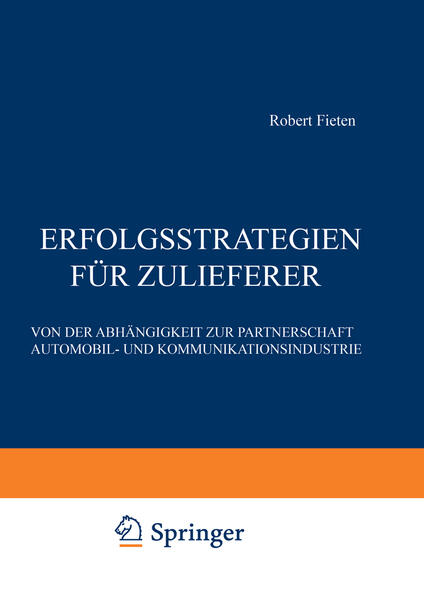 Erfolgsstrategien für Zulieferer