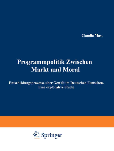 Programmpolitik Zwischen Markt und Moral